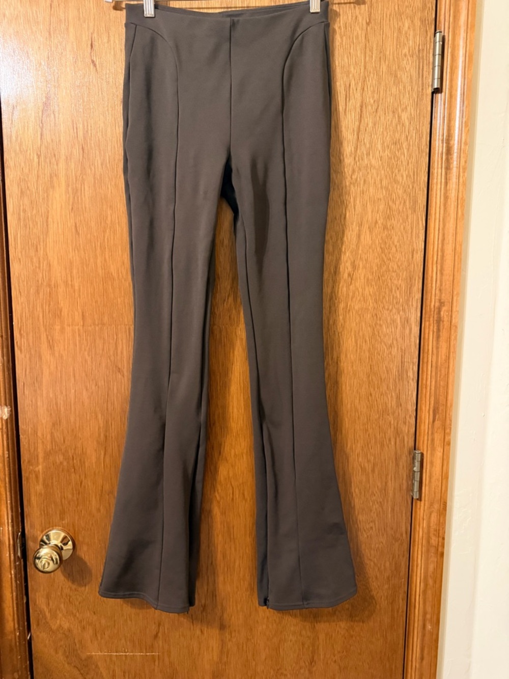 ALO Yoga Brown high waist trouser pants 31’ inseam